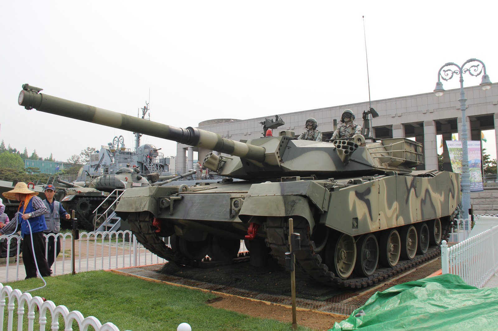 K1 display vehicle at the War Memorial of Korea, Seoul, 8 May 2015.