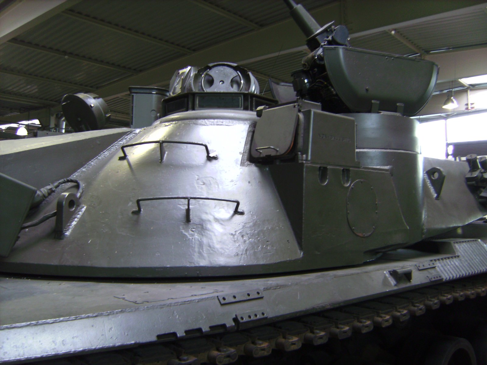 Preserved KPz-70 turret and secondary-armament detail, September 2010. Exact museum location is uncertain.