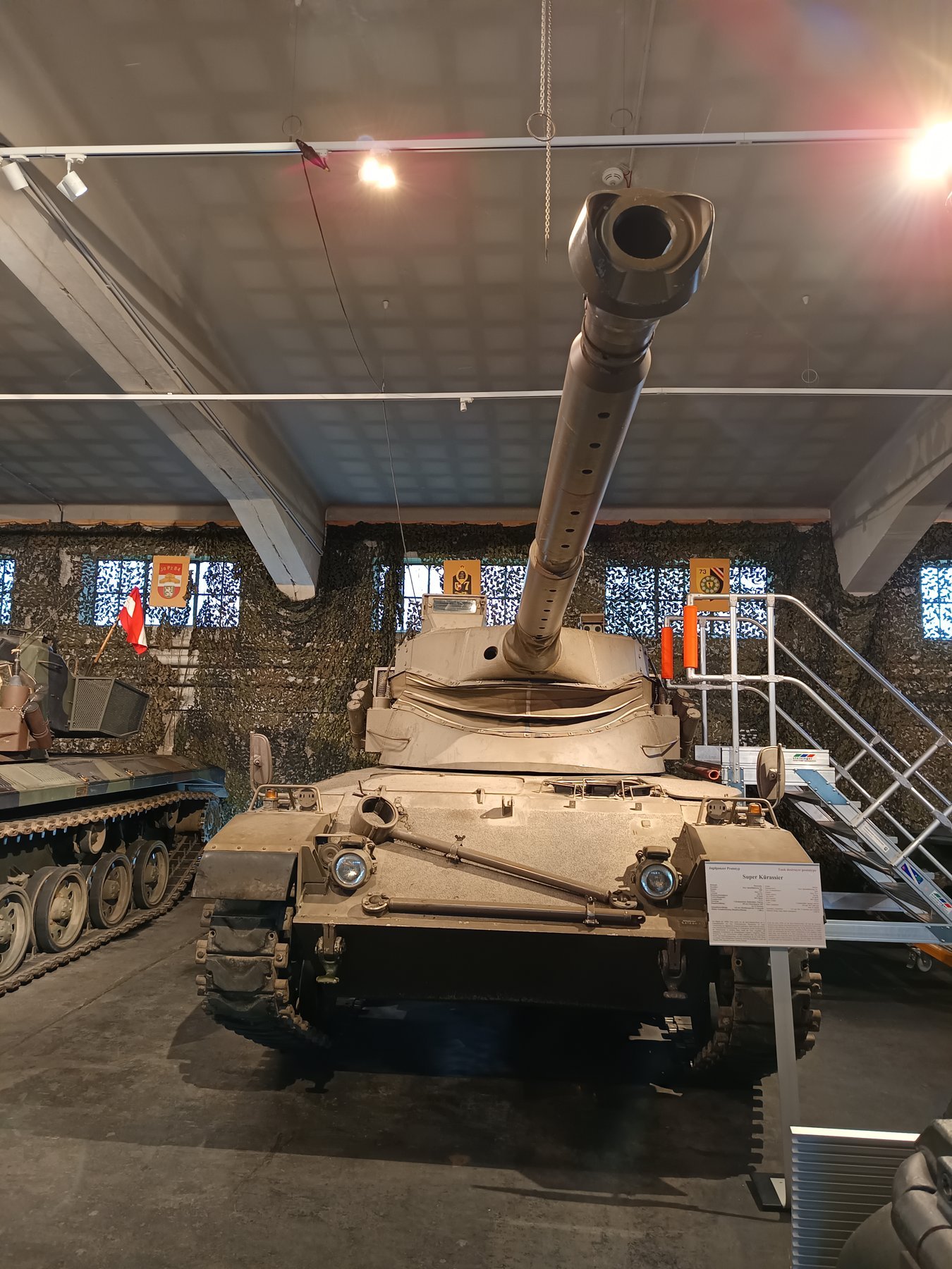 Super Kürassier prototype displayed at the Heeresgeschichtliches Museum.