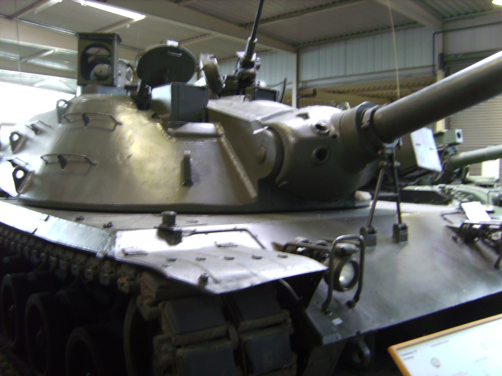 Preserved KPz-70 turret and 152 mm gun/launcher detail, September 2010. Exact museum location is uncertain; display fittings may differ from its trial configuration.