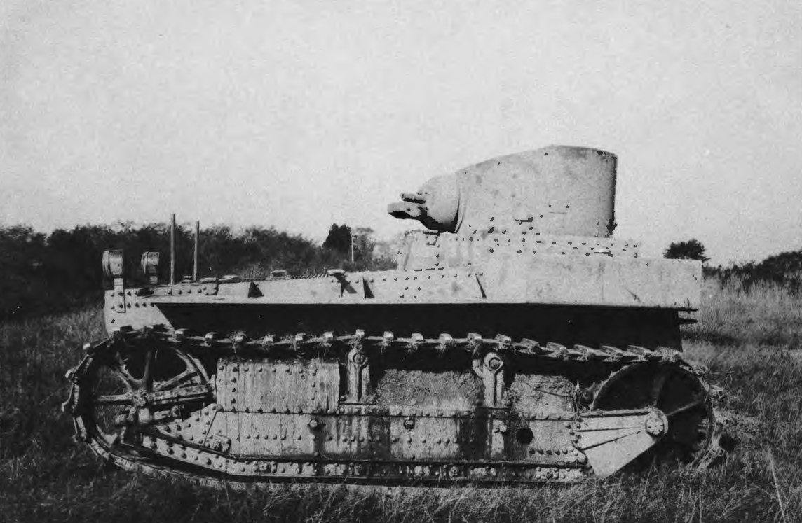 Light Tank T1E1, 1928; Ordnance photograph reproduced in AGF Board No. 2, Volume I, page 34.