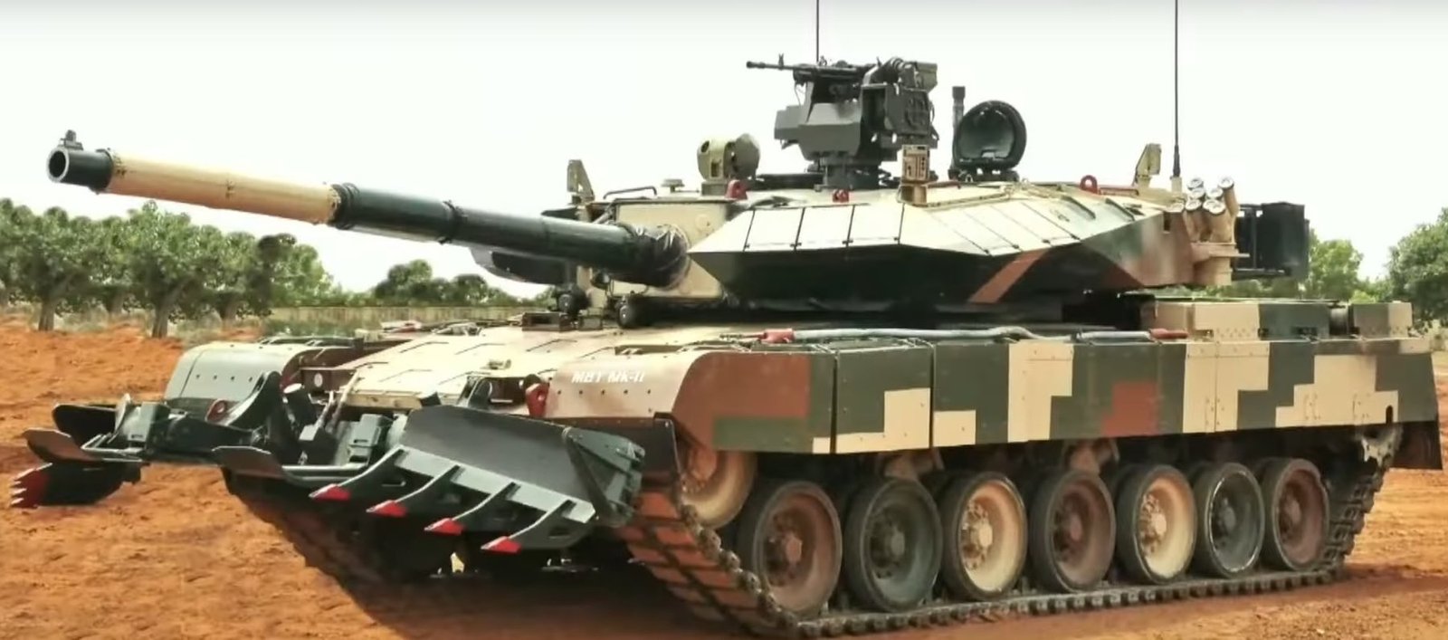 Arjun Mark 1 Alpha side-front view, 15 February 2021.